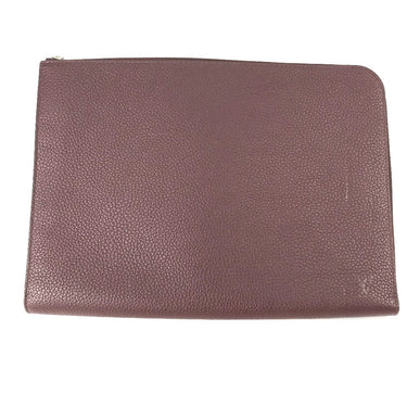 LOUIS VUITTON Clutch bag M53217 Taurillon Clemence Leather Brown Pochette Jules GM